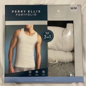 Perry Ellis 4 pack tank tops (Men’s Medium)